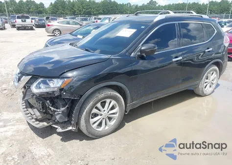 2016 Nissan Rogue Sv z USA, uszkodzony, nr VIN KNMAT2MT4GP607760